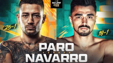How to Watch Liam Paro vs. Jonathan Navarro: Live Stream, Start Time, and TV Channel Details