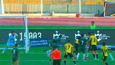 إسلام كانو يسجل الهدف الأول لوادي دجلة في مرمى زد