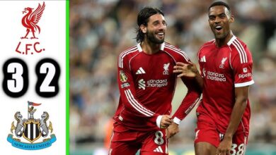 أهداف مباراة ليفربول ونيوكاسل في الدوري الإنجليزي